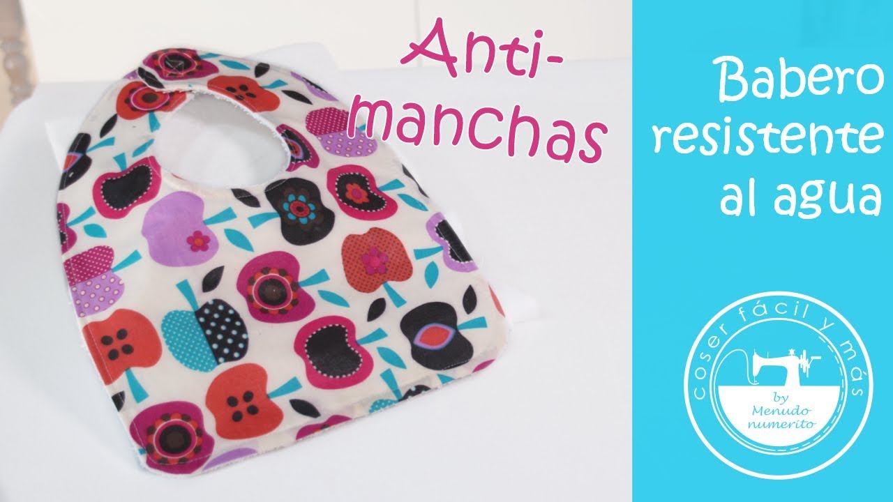 C&oacute;mo hacer un babero impermeable (con patrones gratis)