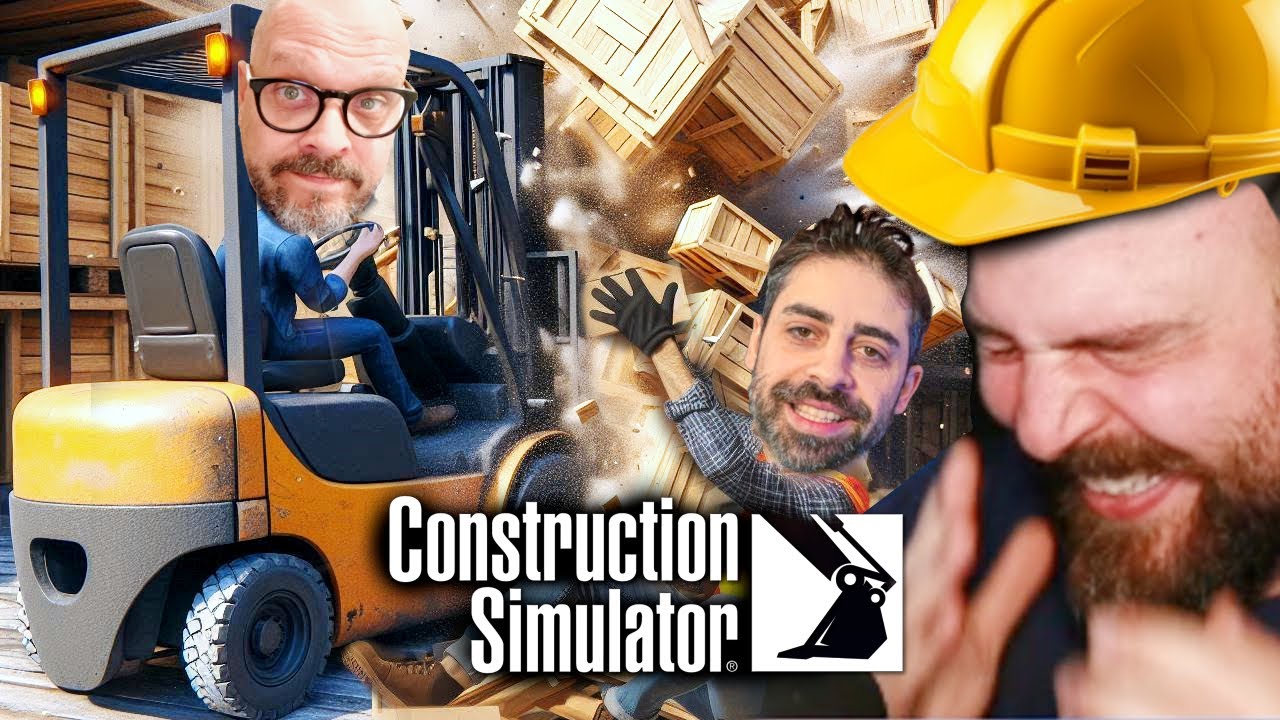 CONSTRUCTION SIMULATOR: come NON si lavora - Muletti Impazziti