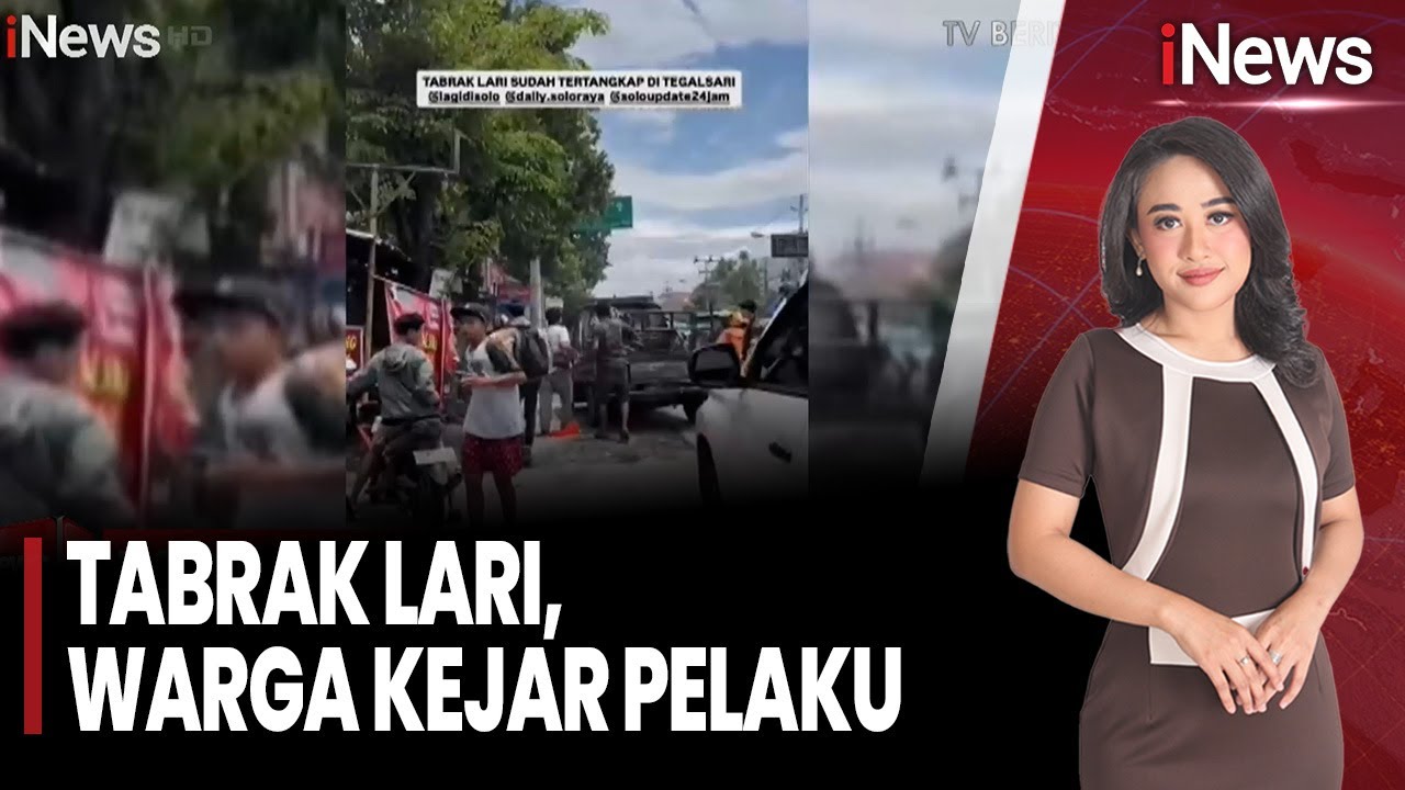 Tabrak Lari, Warga Kejar Dan Tangkap Pelaku | iNews Room (25/01)