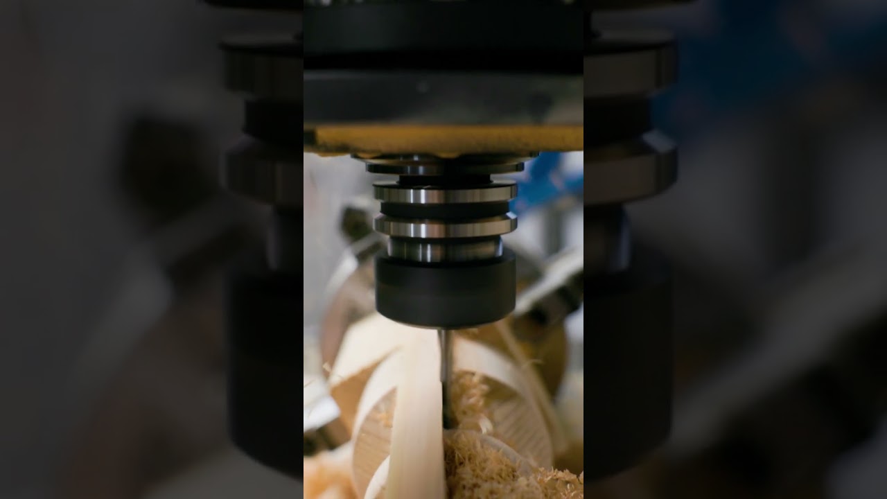 Watch CNC Shawn use a 4th axis on his ShopSabre to expertly craft a smooth spindle, showcasing the p