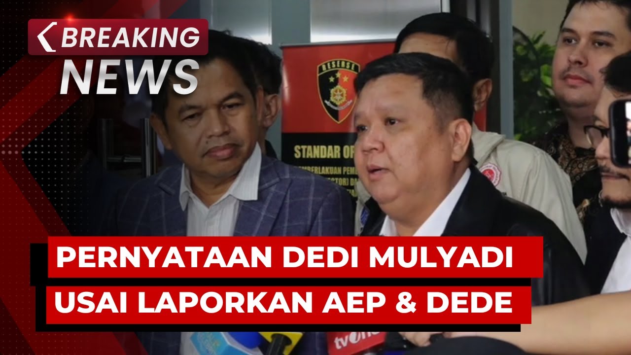BREAKING NEWS - Pernyataan  Dedi Mulyadi & Keluarga Terpidana Kasus Vina Usai Laporkan Aep & Dede