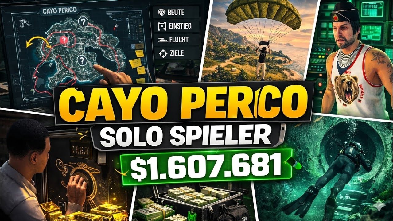 GTA V Solo Money Guide der erste Cayo Perico - Kostaka / PS5 2026
