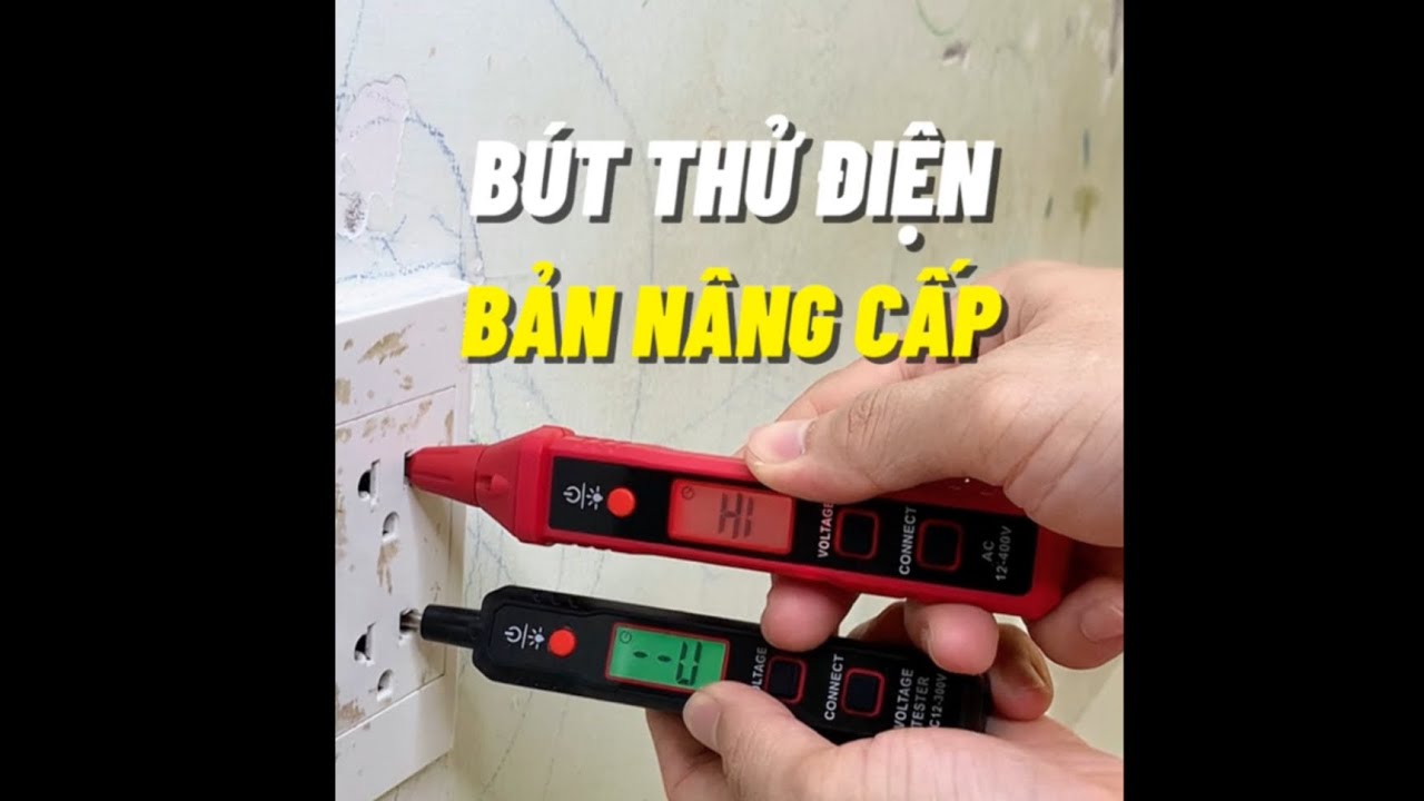 Habotest HT91A Bút thử điện thông minh có màn hình đo điện áp dò điện không tiếp xúc NCV
