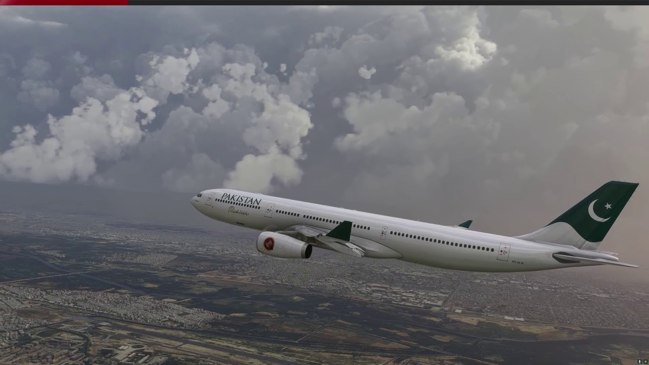 Plane Crash at Karachi Airport PIA A330-300 [Engine Failure]