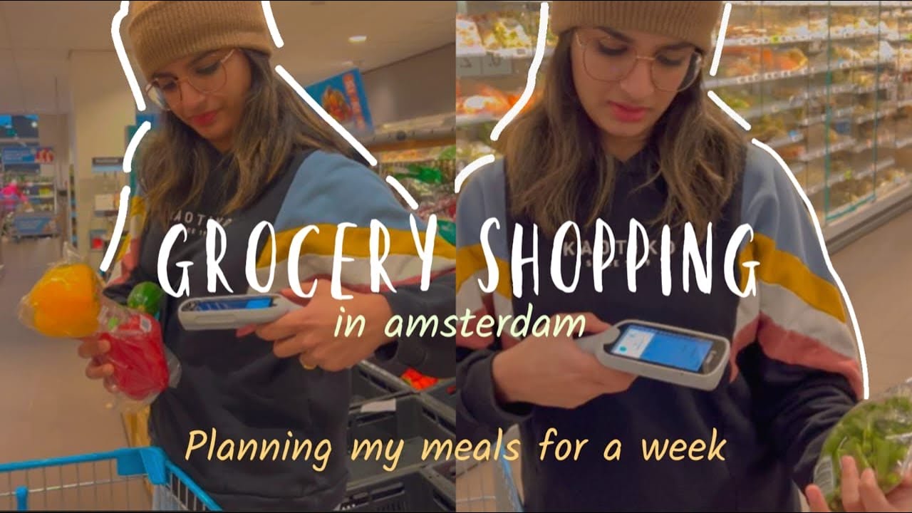 Grocery shopping in Amsterdam 🇳🇱 | Planning my meals for a week