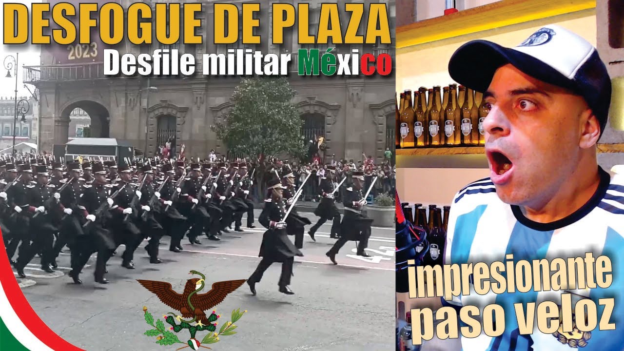 ARGENTINO REACCIONA al DESFOGUE DE TROPAS del DESFILE MILITAR DE MÉXICO!