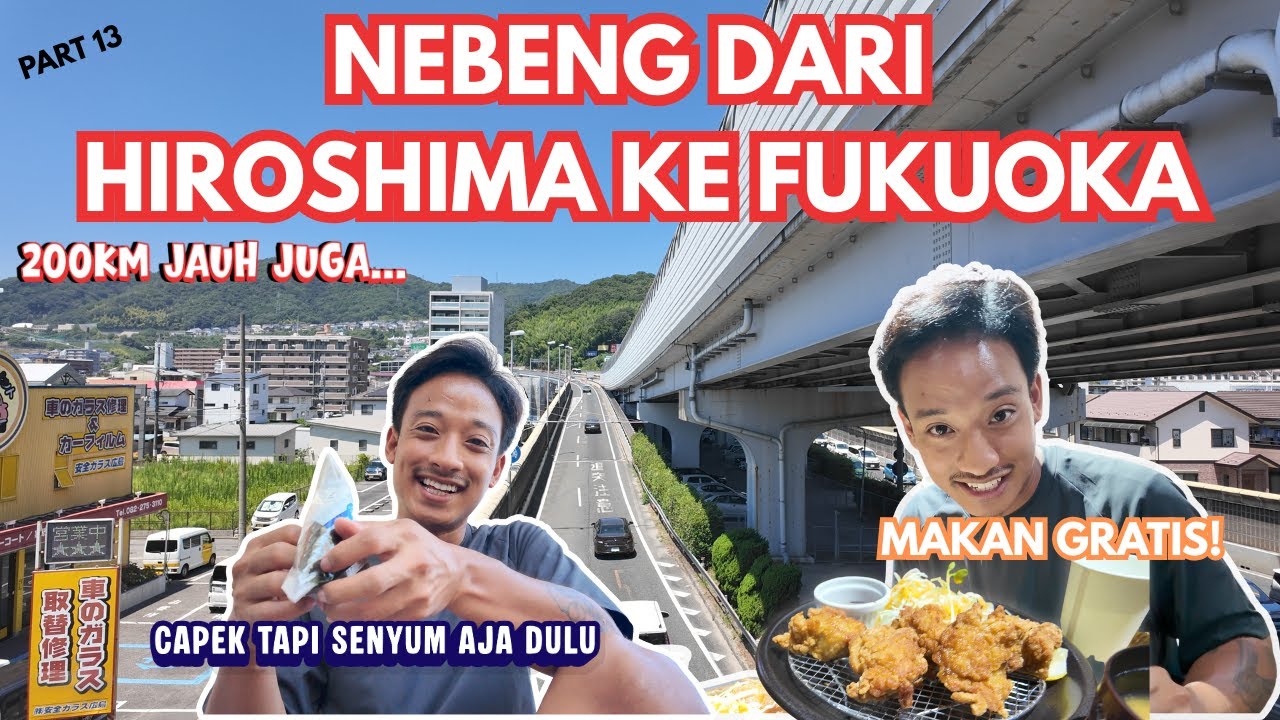 【PART 13】BANYAK KETEMU ORANG BAIK!  DI TUMPANGIN 4 MOBIL SAMPE FUKUOKA ! GILA BANGET!