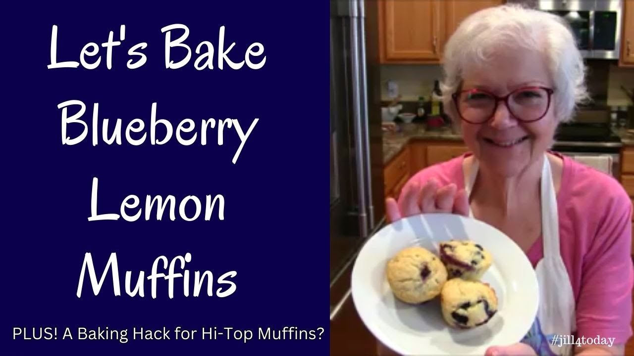 SUPER EASY Blueberry Lemon Muffins - With a Muffin-Top Hack!