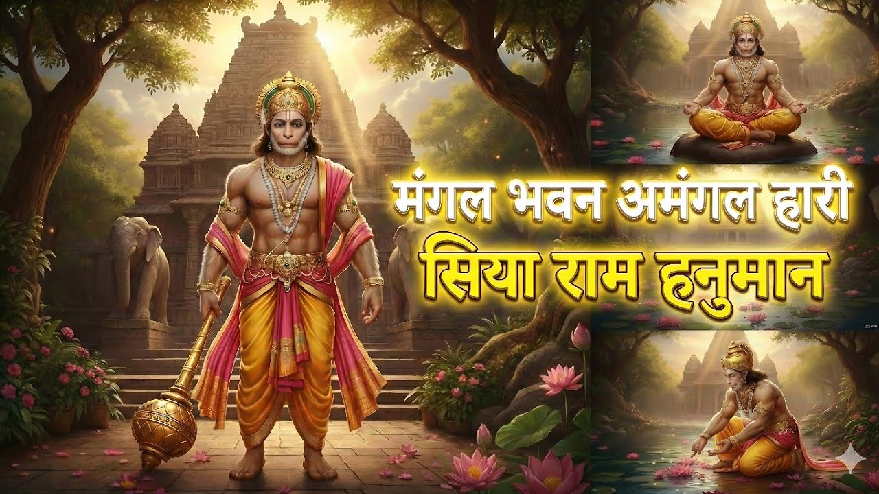 मंगल भवन अमंगल हारी | संकट मोचन हनुमान भजन 🙏 Ram Naam Bhakti