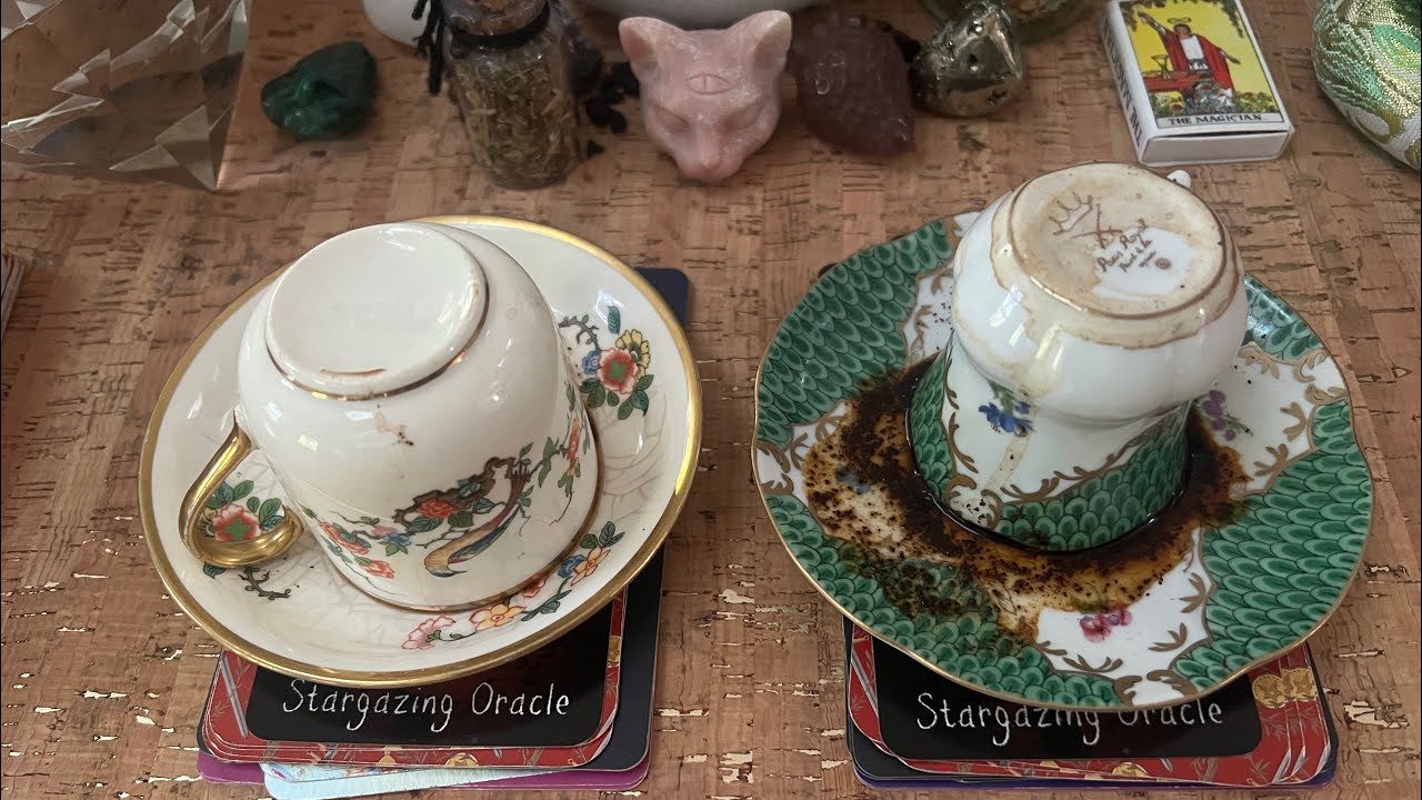 Pick A Cup 🍀 Coffee ☕️ Cup Reading! Amazing! 🤩 #coffee #tarot #love #asmr