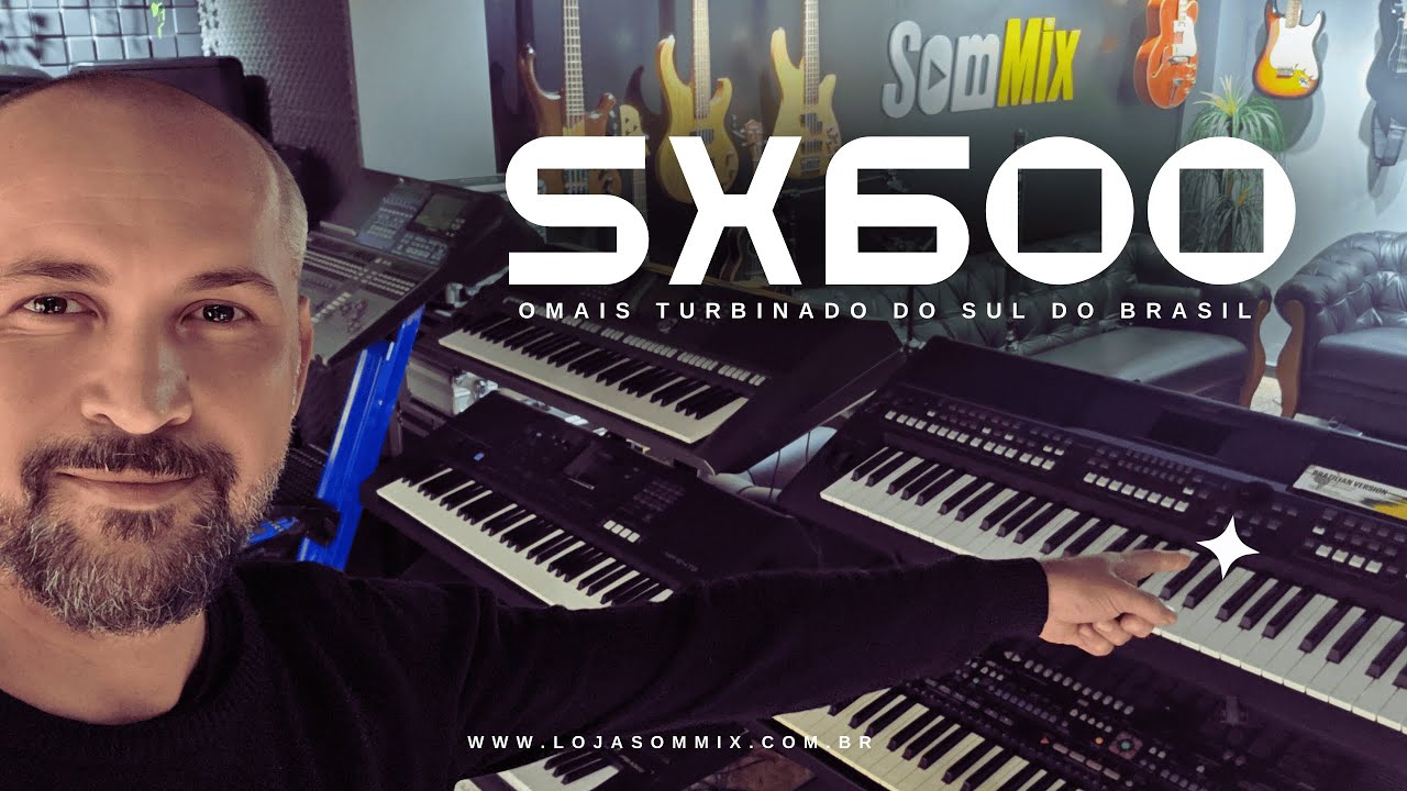 Sx600 Turbinado com Ritmos, Samples, Midis e Waves.