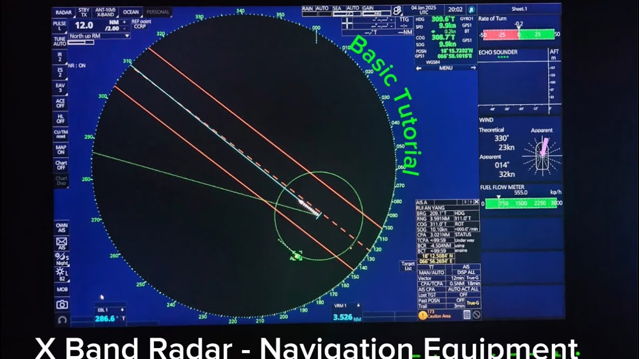 X Band Radar ( Navigation Equipment ) - Basic Tutorial | January 2025