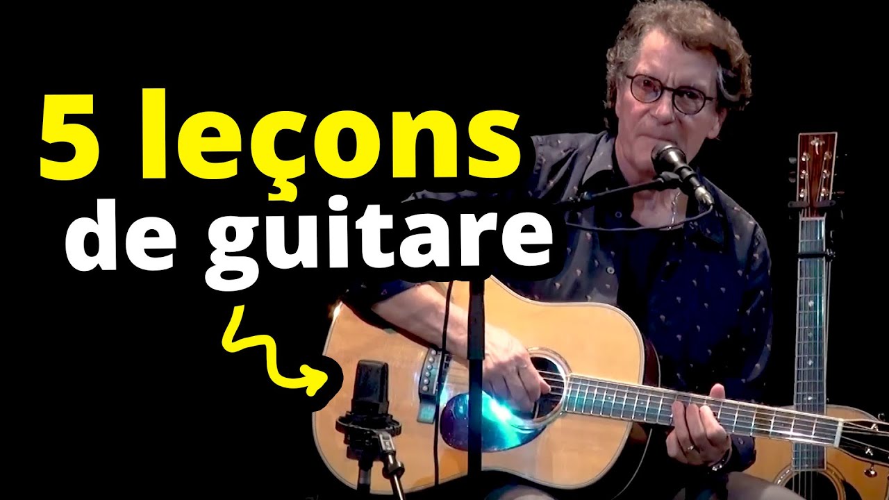 CABREL : 5 leçons de guitare (commentées et enrichies)