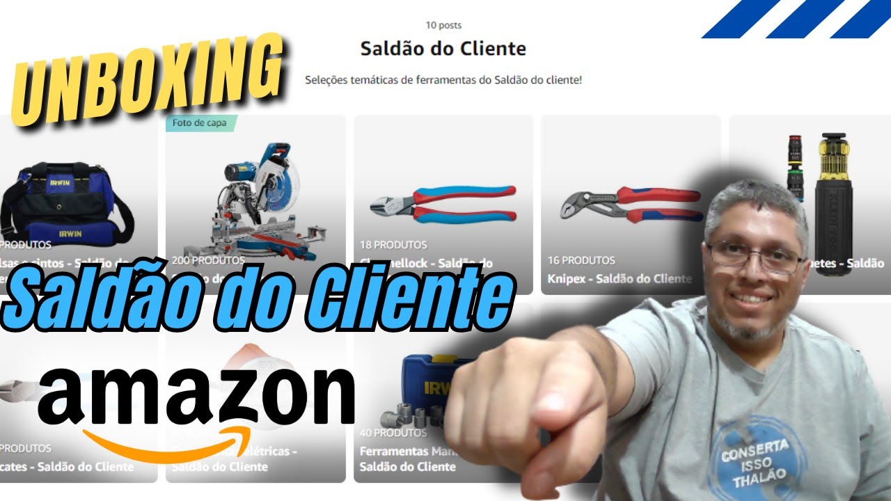 Ferramentas que comprei para testar - Saldão do cliente Amazon