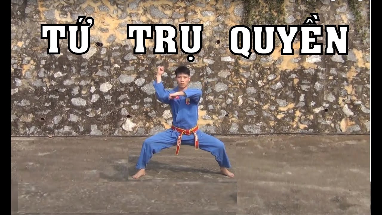 Vovinam - TỨ TRỤ QUYỀN LAM ĐAI 3 HƯỚNG DẪN ĐÁNH CHẬM (Vovinam Four Fist Form  Tutorial)