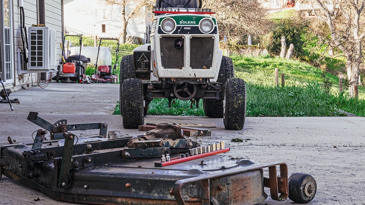 First Mow… and I Broke It | Bolens QT17