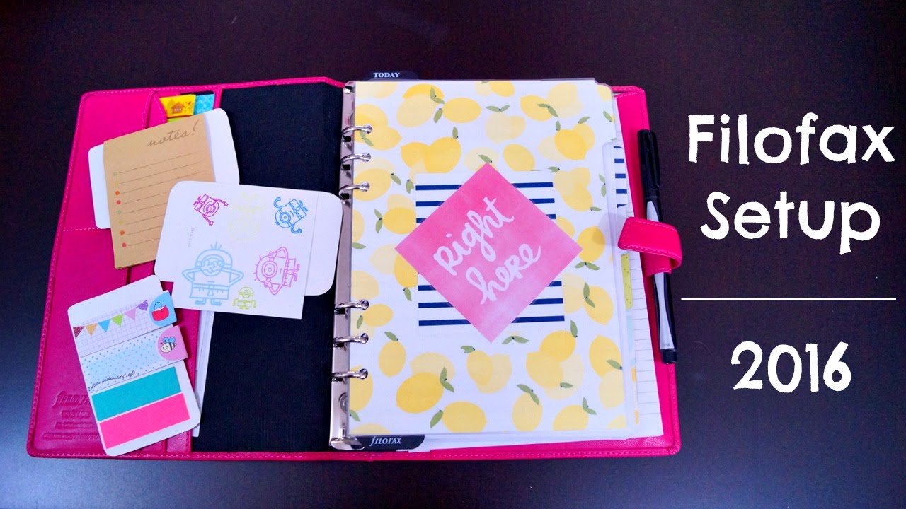 Filofax setup 2016 | Julieta Jareda