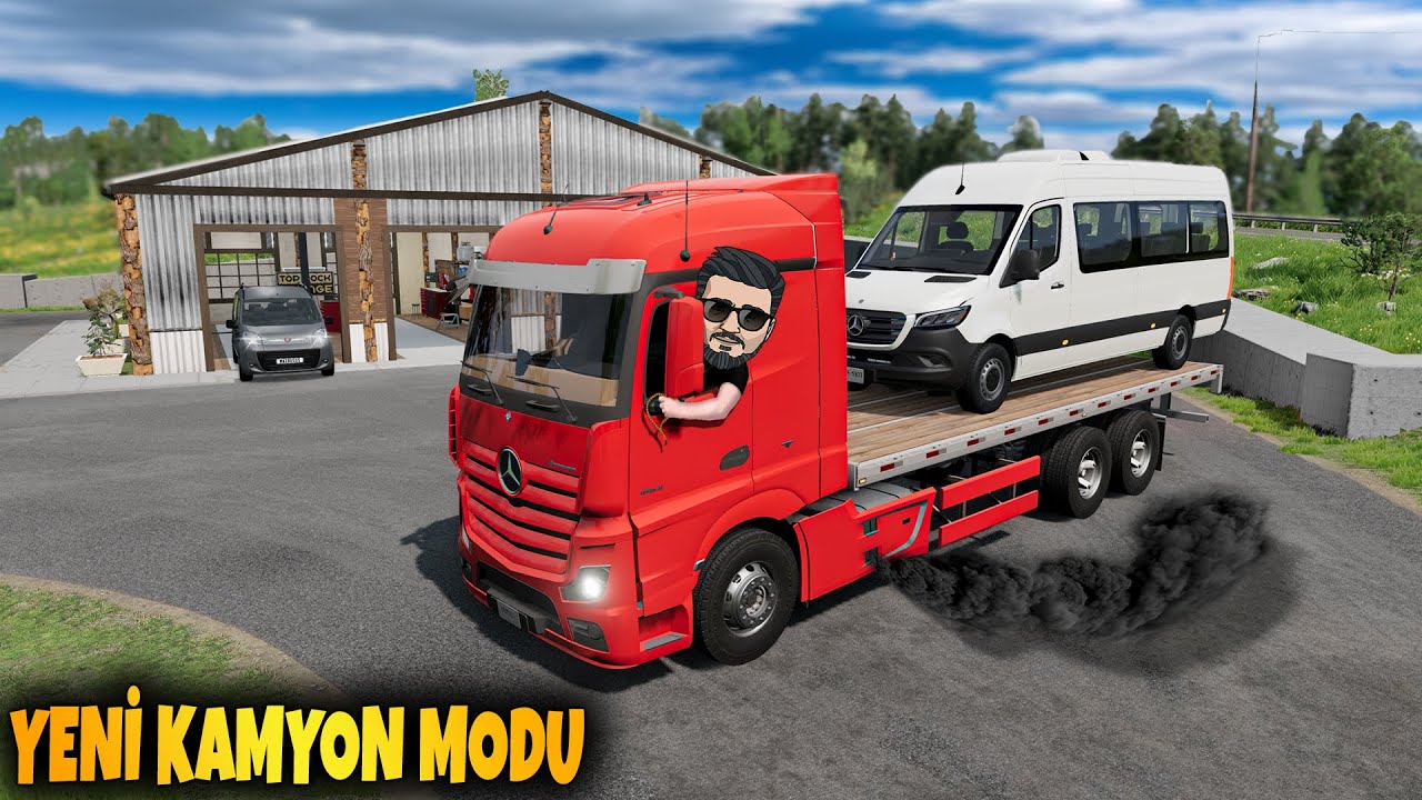 0 KM TİCARİ TAŞIDIK !!! YENİ KAMYON MODU GELDİ // BeamNG.drive