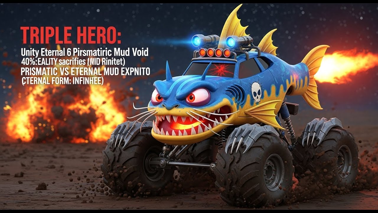 🦈 CATFISH CAR ETERNAL! 6 Trucks vs MUD FOREVER!
