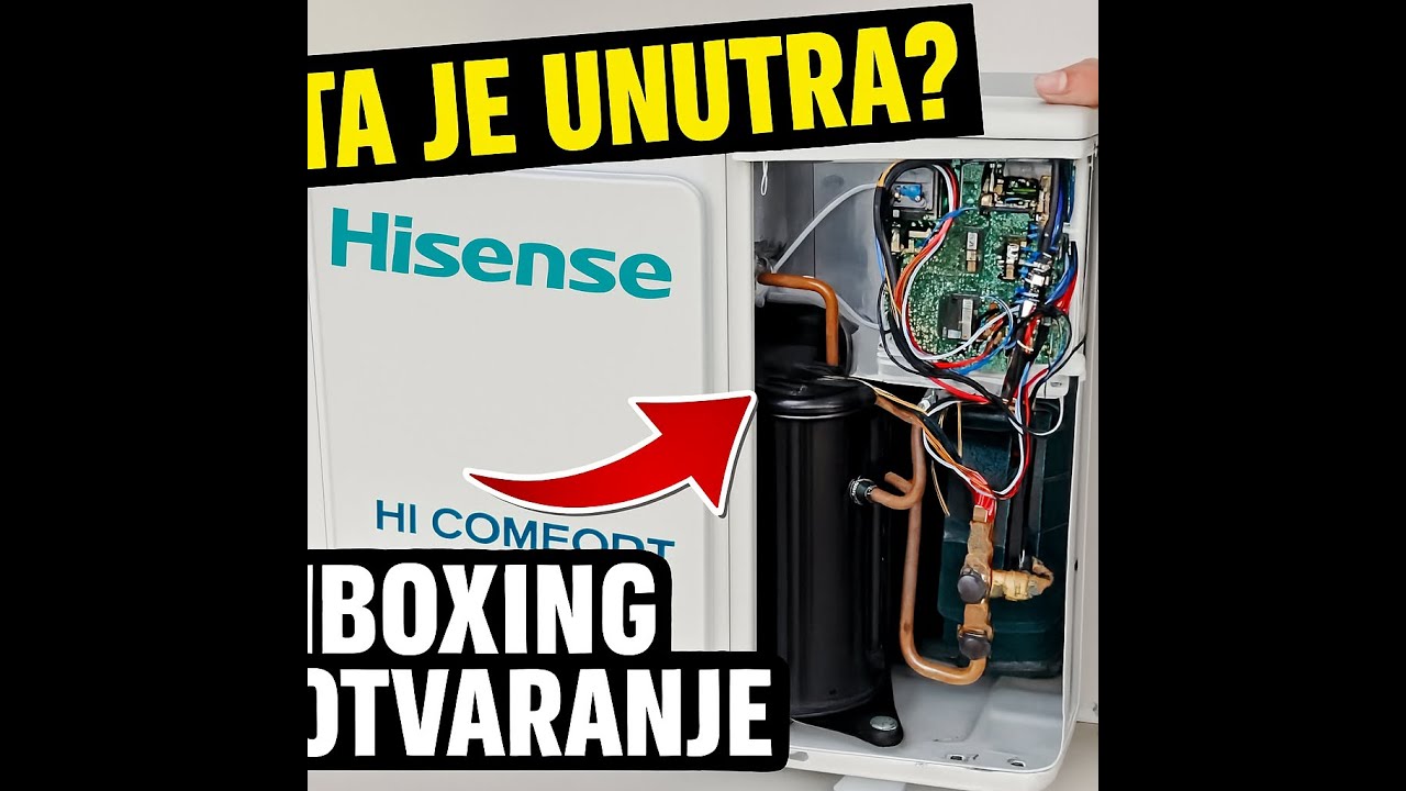 Hisense Hi Comfort klima KE35MR0EV: Unboxing i analiza spoljne jedinice