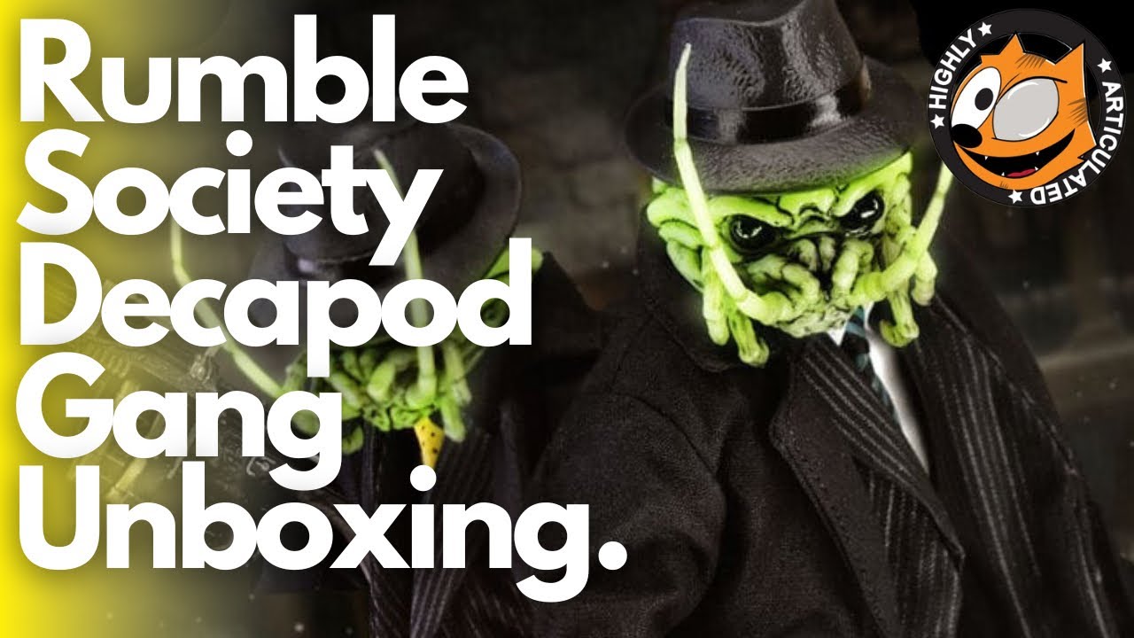 Mezco Rumble Society The Decapod Gang: Radioactive Racketeers Edition Unboxing. 