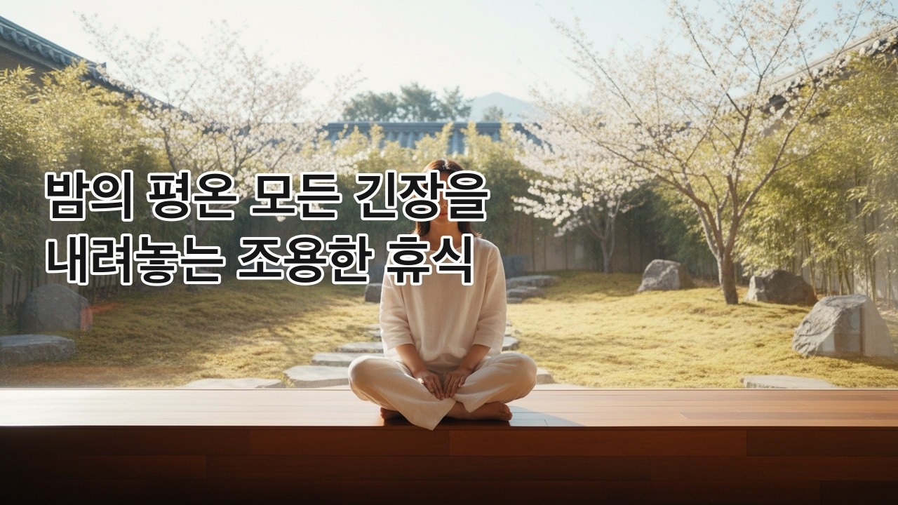 밤의 평온: 모든 긴장을 내려놓는 조용한 휴식 😌