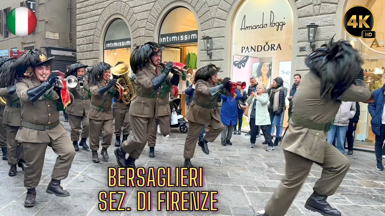Musical Soldiers on the Move in Florence (Sezione di FIRENZE) 4k ##travel #italy #Soldiers