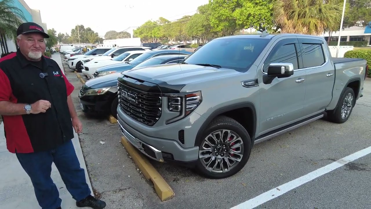 AVS Aeroskin Bug Shield & Low profile Side Vent Shades on GMC Sierra review by C&H Auto Accessories