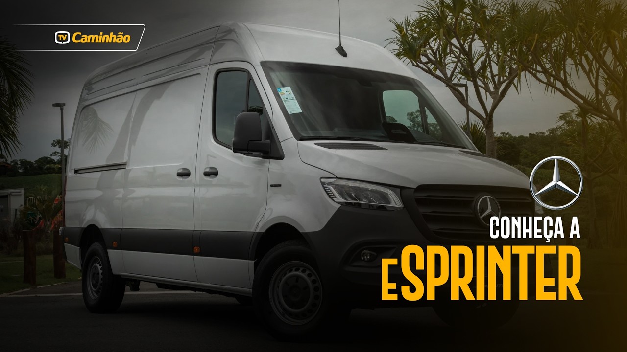 eSprinter: a van elétrica com autonomia de 478 km