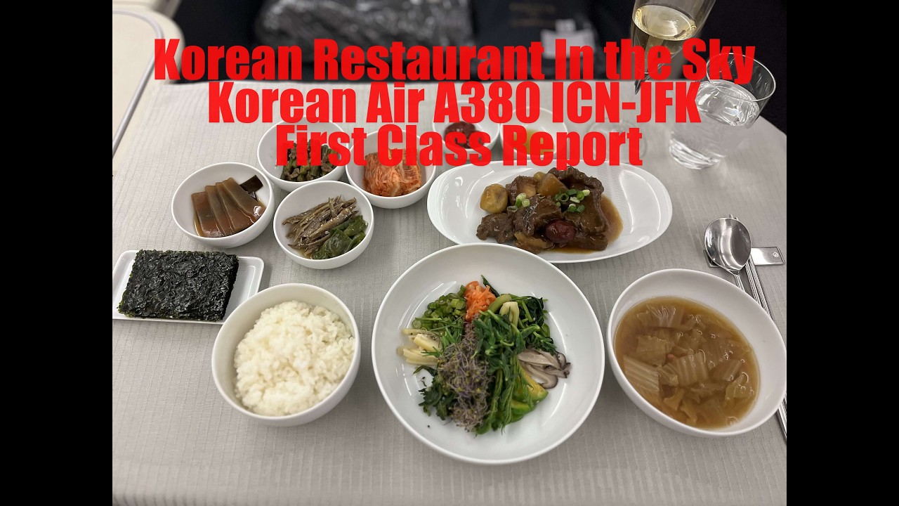 2025-03-25 Trip Report: Korean Air First Class Seoul to New York (ICN-JFK) A380-800 (A380 HL7628)