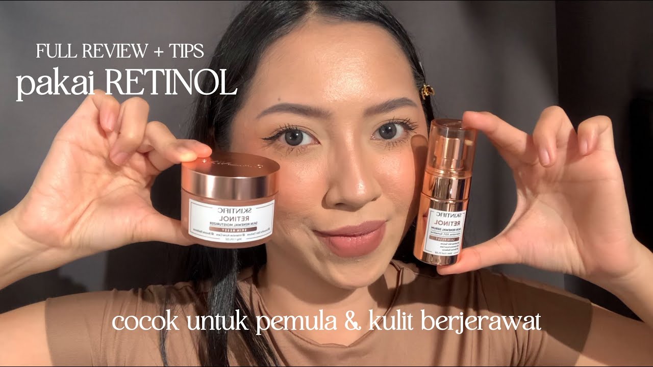 REVIEW & CARA PAKAI Skintific Retinol Skin Renewal Serum Moisturizer di kulit berjerawat