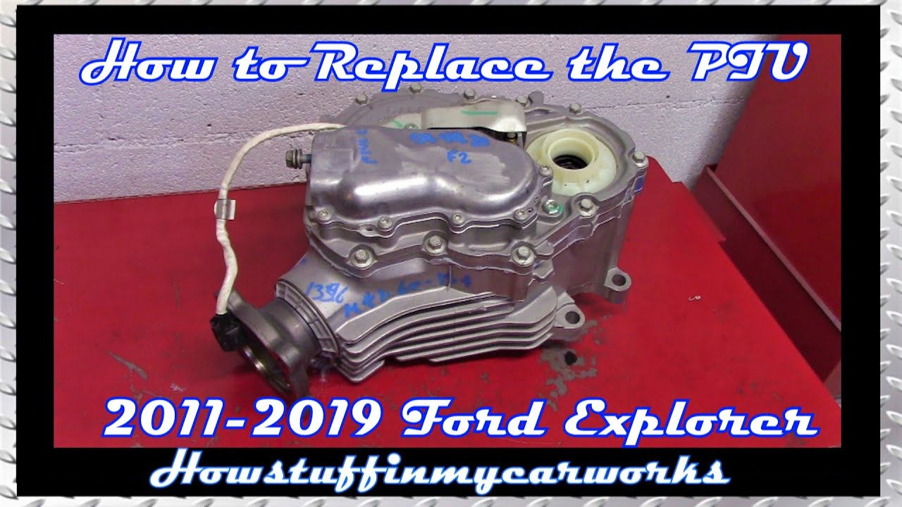 How to replace the Power Transfer Unit aka PTU on 5th Gen Ford Explorer AWD
