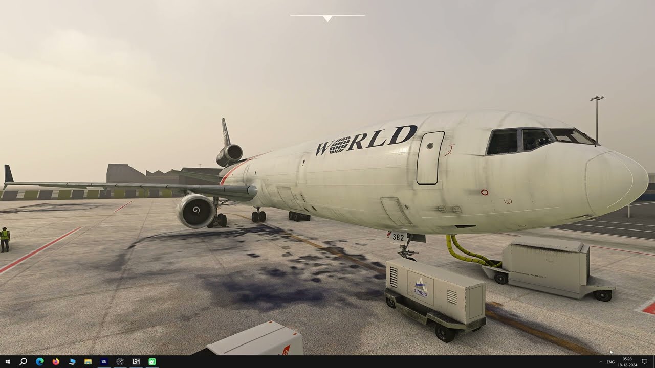 [MSFS2020] TFDI Design McDonnell Douglas MD-11F World Airways N382WA ETD0922 HECA-HKJK Takeoff HECA
