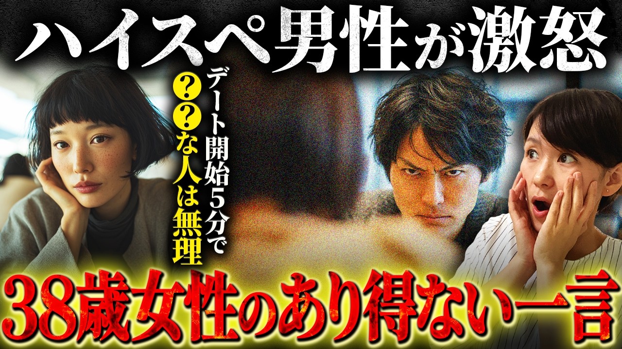 【ハイスペ男性が激怒】38歳婚活女性がデート開始5分で放った&ldquo;上から目線の一言&rdquo;が地獄すぎた&hellip;