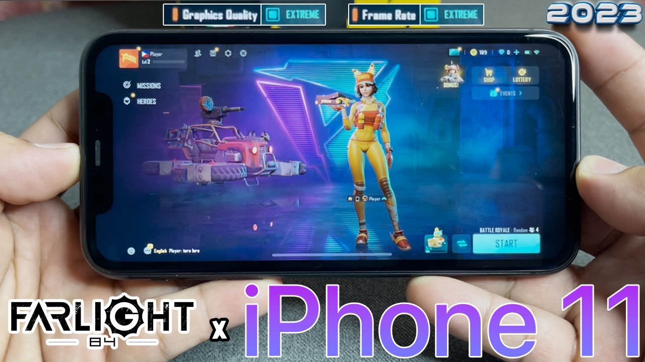 Farlight 84 Gameplay on iPhone 11 in 2023? | (EXTREME GRAPHICS QUALITY & FPS PERFORMANCE)