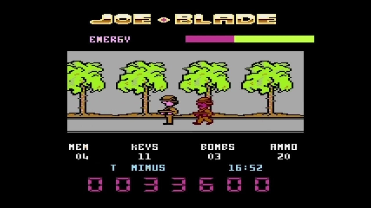 Joe Blade Atari full gameplay