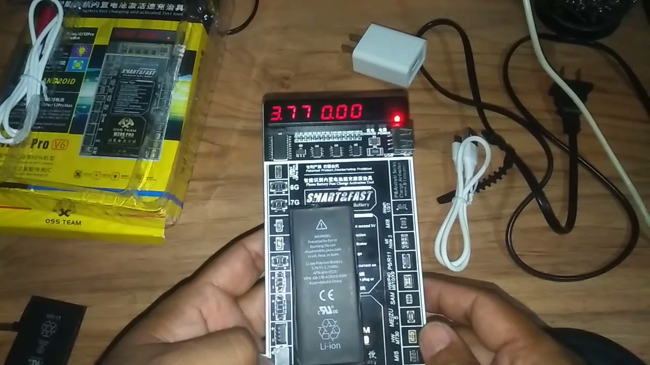 OSS TEAM Smartphone battery Fast Charging and Activated 2in1 Tool, W209 Pro V6 Unboxing Tagalog.