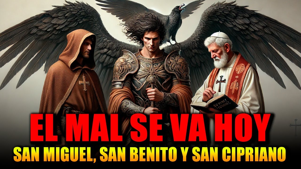 🛑ORACIÓN QUE ALEJA LA ENVIDIA, EL MAL Y EL ENEMIGO PARA SIEMPRE| SAN MIGUEL, SAN CIPRIANO Y BENITO