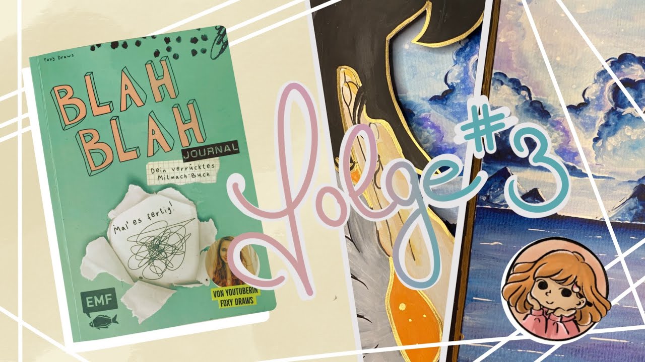 #3 BLAH BLAH Journal//Tee und Berge mit Gouache und Buntstift!