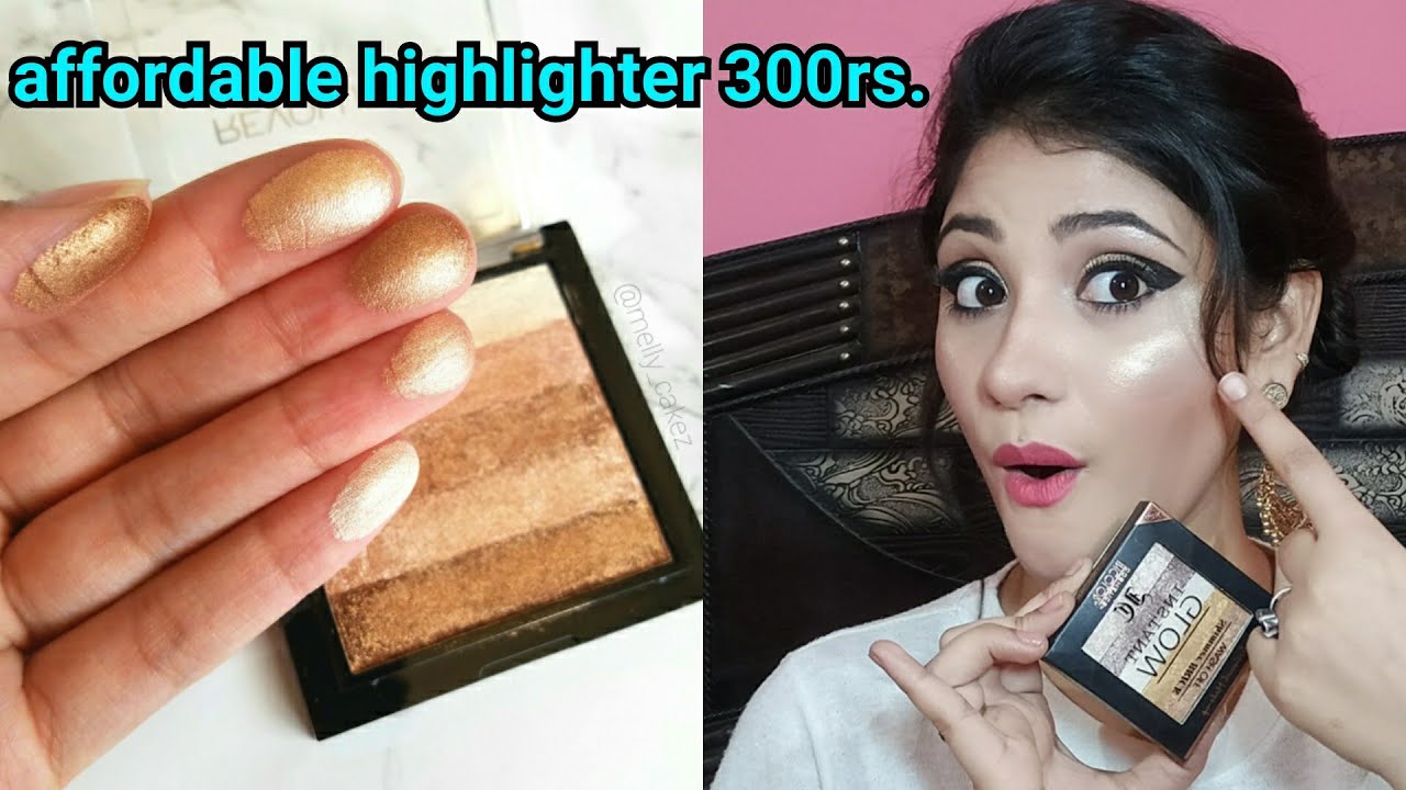 Very affordable highlighter under 300rs || Incolor highlighter || shystyles