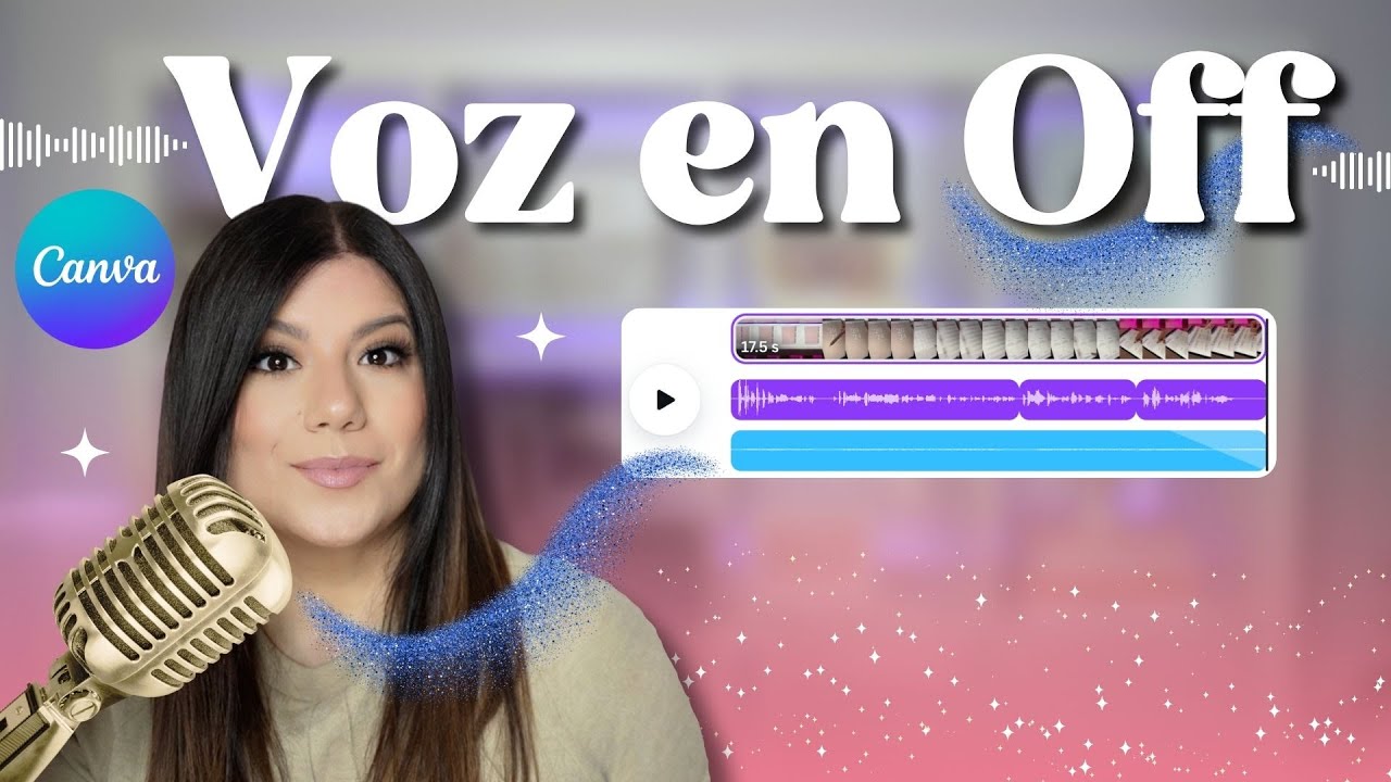 C&oacute;mo grabar y a&ntilde;adir VOZ EN OFF a tus videos de Canva 2024 🎙️