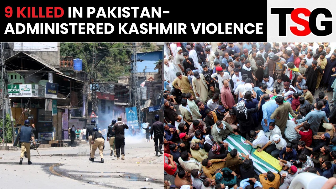 9 Killed in Pakistan-Administered Kashmir Clashes Ahead of Muzaffarabad March | TSG