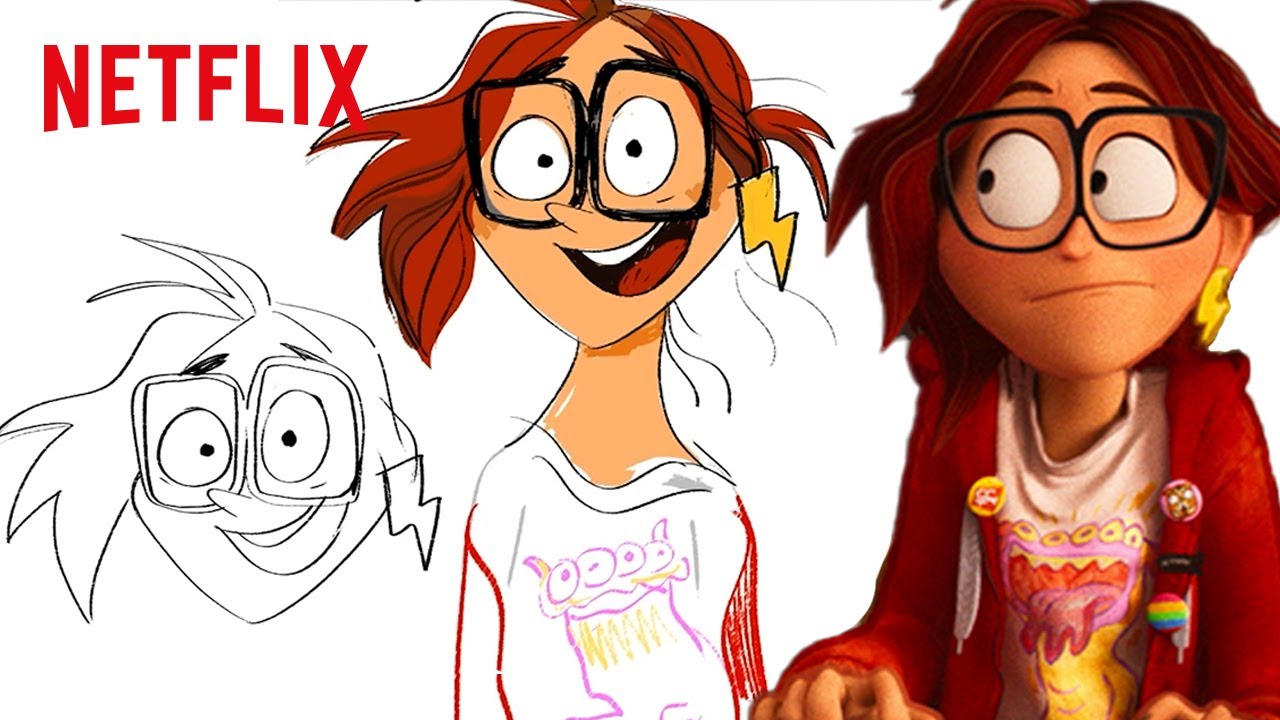 How to Draw Katie Mitchell | The Mitchells vs. The Machines | Netflix After School