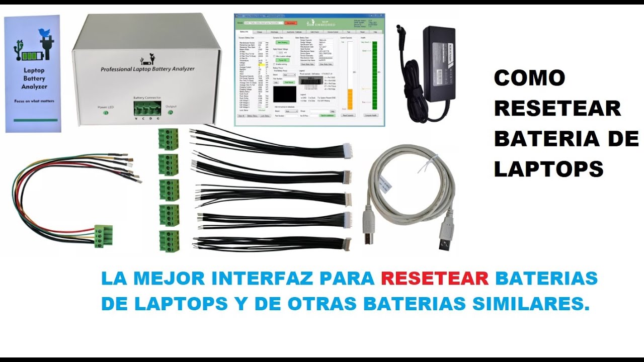 Como hacer Reset baterias de laptops? - NLBA1 2022