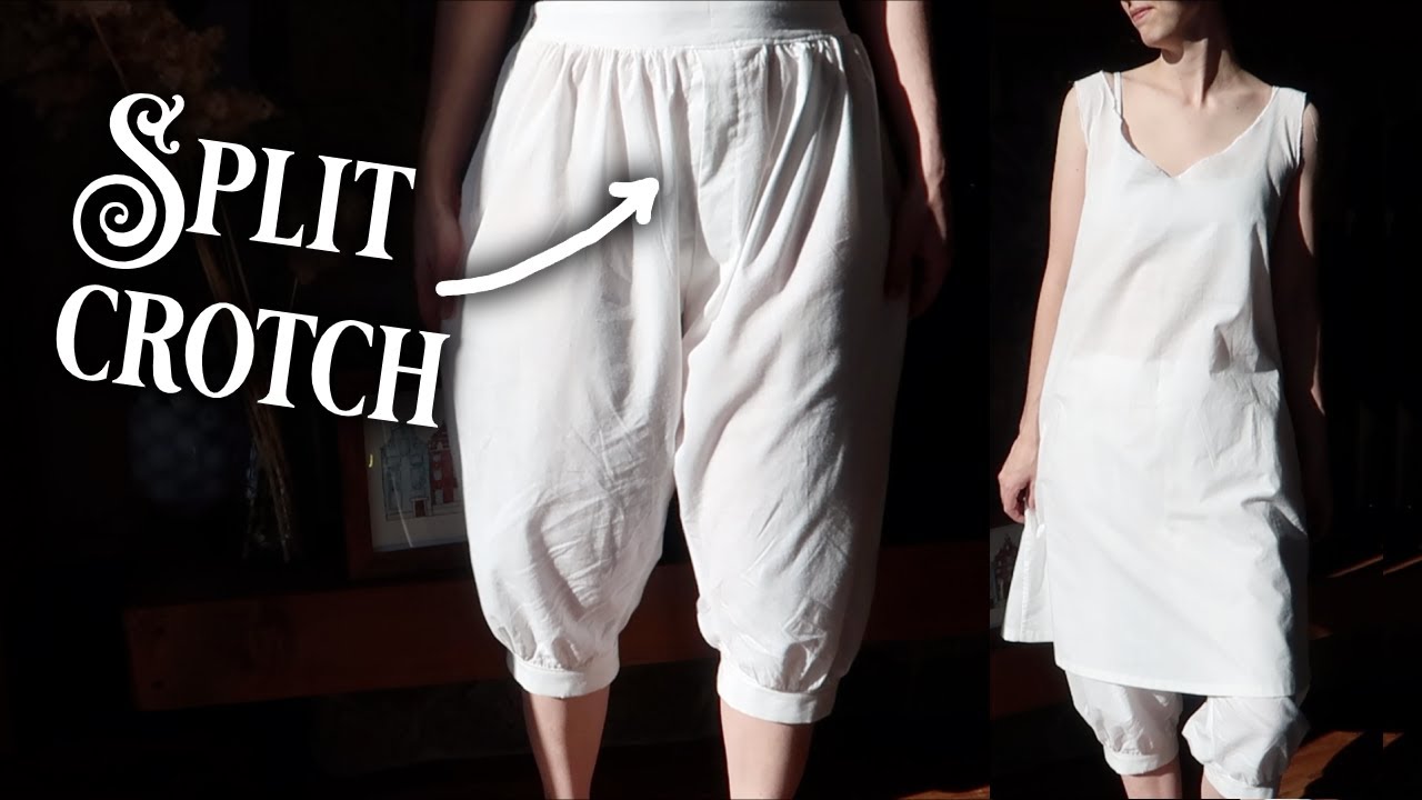 How to sew Belle Epoque Underwear, or: Recreating 130 year old drawers with TV102