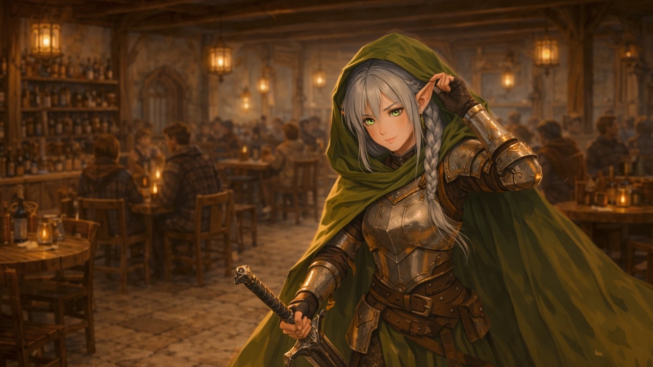 Cozy Night in the Tavern | Relaxing Fantasy Music & Tavern Ambience