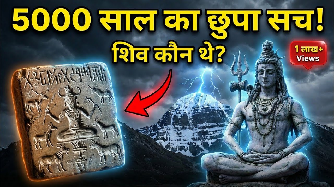 शिव कौन थे? | 5000 साल का छुपा सच | कैलाश, पशुपति सील और शिवलिंग का रहस्य