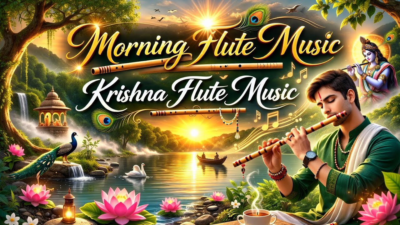 MORNING FLUTE MUSIC | KRISHNA FLUTE MUSIC 🎶 बांसुरी कि धुन , मन को शांति प्रदान करेगा ये धुन 🎵🪈 ep.1
