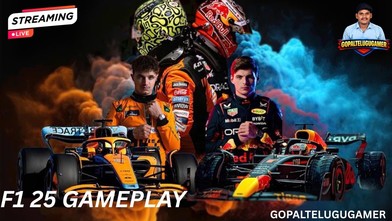 F1 25 Telugu Livestream  By Gopaltelugugamer Gameplay  Road To 4k Subs #f125live #f125gameplay