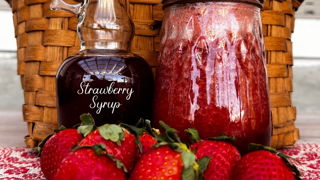 Simple Strawberry Syrup-2 Ways Using 3 Ingredients